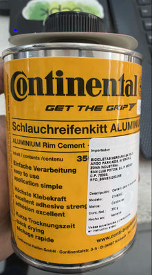 -@Pegamento para rines de aluminio Continental p/llantas tubulares $620 MXN NP400452 