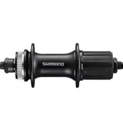 -MAZA TRASERA SHIMANO FH/M3050 PARA ROTOR CON CL  36H 8/9/10V OLD: 135MM AXLE-146MM,QR-166MM SON CUBRE ROTOR, NEGRA NP418333