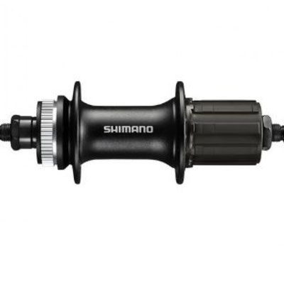 -MAZA TRASERA SHIMANO  FH/M3050 PARA ROTOR CON CENTER LOCK SIN ANILLO DE FIJACION 32H 8/9/10V OLD: 135MM AXLE-146MM QR:166MM SIN CUBRE ROTOR, NEGRO NP418331