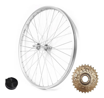 -@Rin Armado R29  aluminio, maza para rueda libre  (sin pinon) $670 MXN