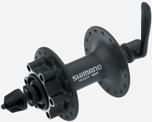 --MAZA DELANTERA SHIMANO HB-M475 MTB 36B  6T, NEGRA $630 MXN MAZSHI0555 