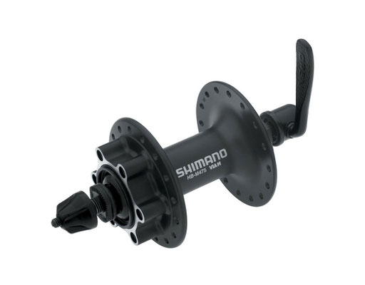 --+MAZA DELANTERA SHIMANO HB-M475-L QR 32B NEGRO 6T $630 MXN NP418262