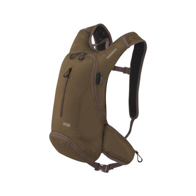 # MOCHILA SHIMANO ROKKO 8 CAFE, C/HIDRATACION DE 2L NP 418593 $2,230 MXN