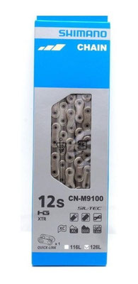 -@Cadena Shimano CN-M9100 116L 12VEL C/QuickLink $1,890MXN NP 110018