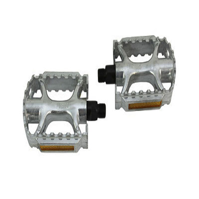 --#Pedal 1/2 aluminio MTB Plata $215 MXN