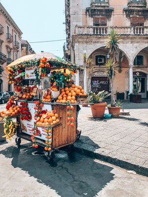 Obststand in Catania