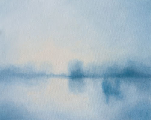 KI-Diffusionslandschaft Blau