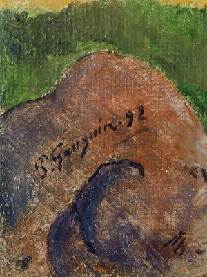 Ausschnitt aus Gauguins Gemälde