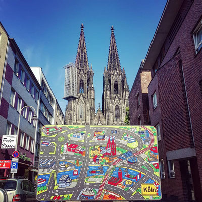 Kölner Dom - Spielteppich Köln - deinspielteppich.de