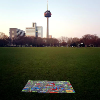 Fernsehturm Colonius - Spielteppich Köln - deinspielteppich.de