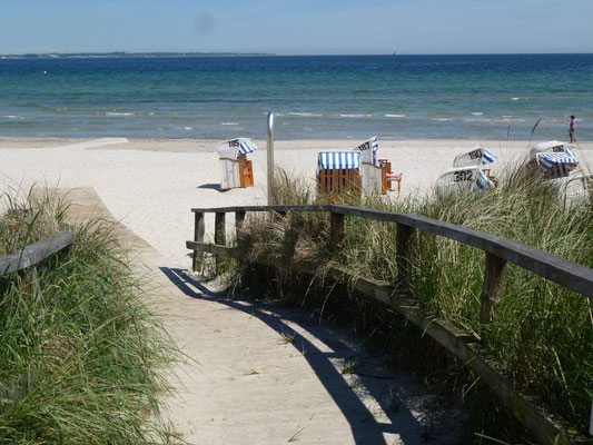 Der Weg zum feinen Sandstrand