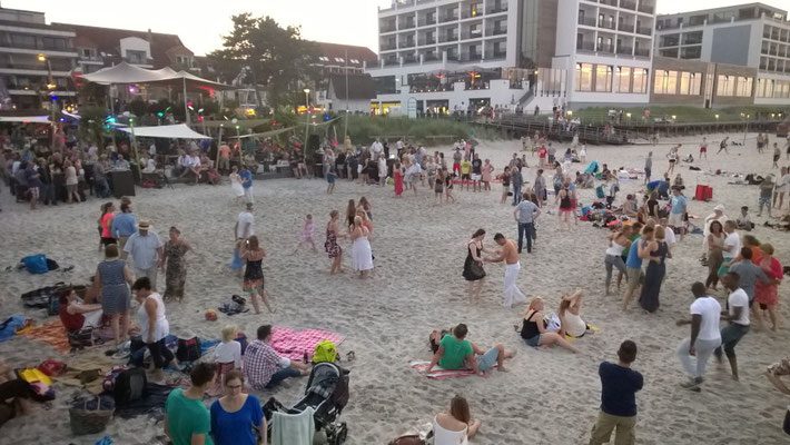 Salsa am Ostseestrand