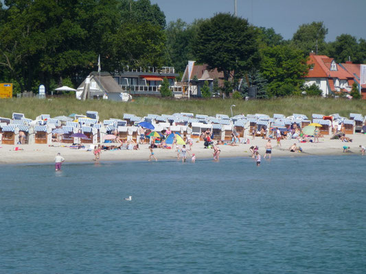 Herrliche Abkühlung in der Ostsee an heißen Sommertagen