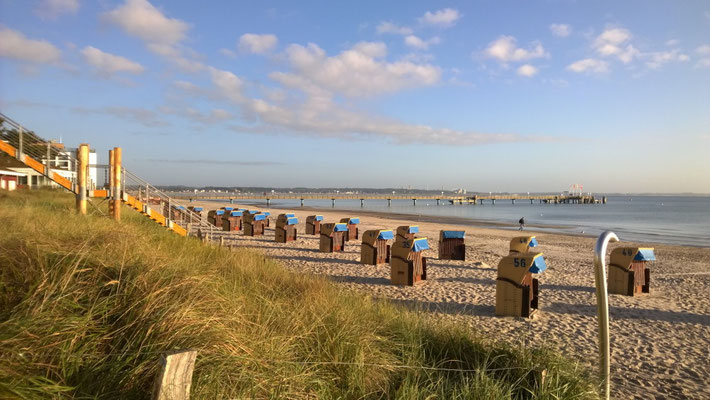 Strandkörbe in der Sonne