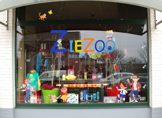 BRILLENHUIS RAAM DECO EN LOGO