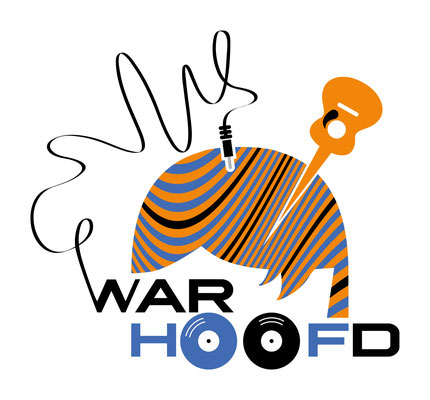 Logo en visitekaartje muzikant "Warhoofd"