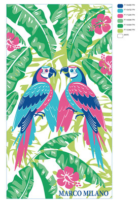 Illustratie strandlaken