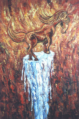 Alles smelt weg, 80-130 cm, oil on canvas