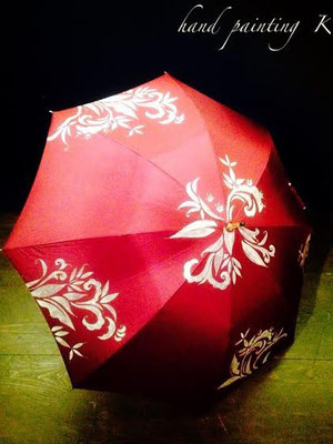 雨傘　５５㎝　　パープル　　日本製傘