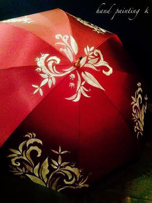 雨傘　５５㎝　　パープル　日本製傘　
