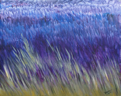 WVZ 220 2012 Gräser in der Dämmerung 40x50