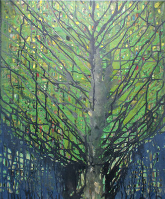 WVZ 246 2013 Panta Rhei II Fließtechnik Acryl 50x60