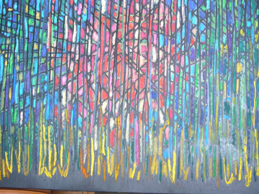 WVZ 269 2013 Panta Rhei XIV Fließtechnik Acryl 50x70