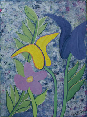 WVZ 255 2013 Flora VI Acryl 30x40 