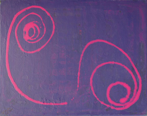 WVZ 323 2014 Meditation  Acryl 40x50