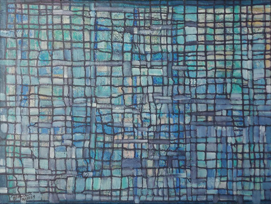 WVZ 691 o.T. 2024 Acryl 50x50
