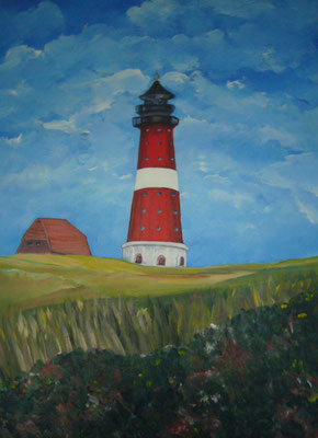 WVZ 241 2013 Leuchtturm von Hörnum Acryl verk