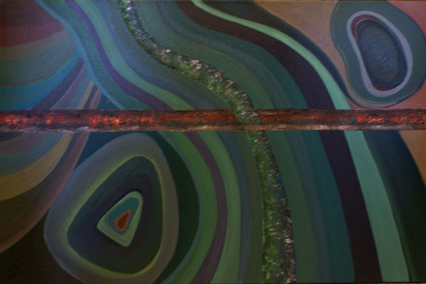 WVZ 331 2014 Landschaftsentwurf Acryl 50x70