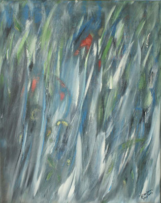 WVZ 321 Frühlingssturm 2014 Acryl 40x50