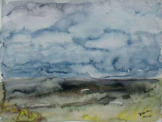 WVZ 364 2015 Gewitterstimmung Aquarell 24x32