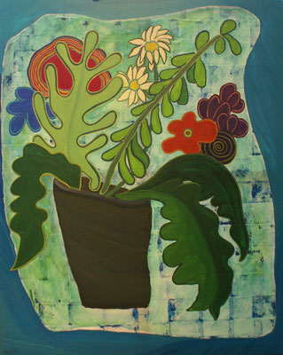 WVZ 256 2013 Flora VII Acryl 80x100