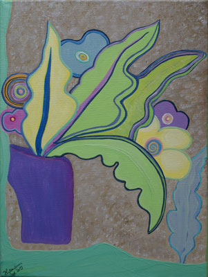 WVZ 253 2013 Flora IV Acryl 30x40 