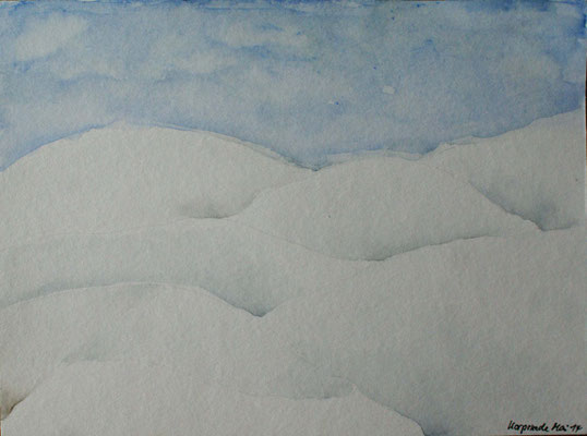 WVZ 318 2014 Hügel Aquarell 24x32
