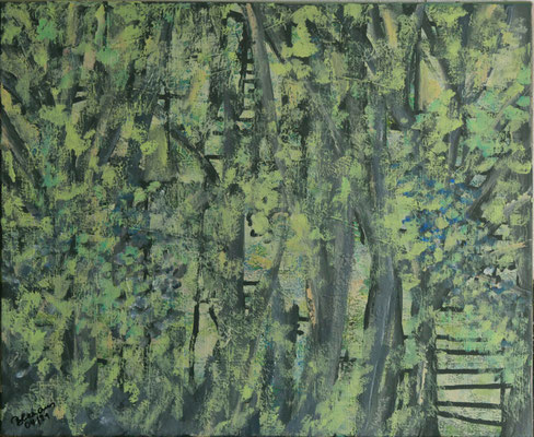 WVZ 623 Durch den Wald 2021 Acryl 50x60