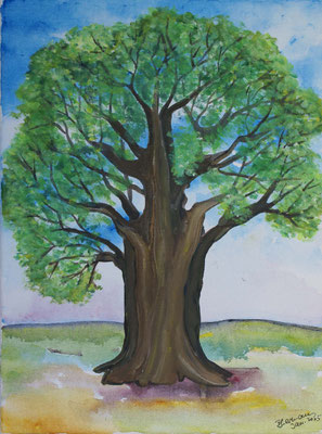 WVZ 348 2015 01 002 Baum Acryl 40x30