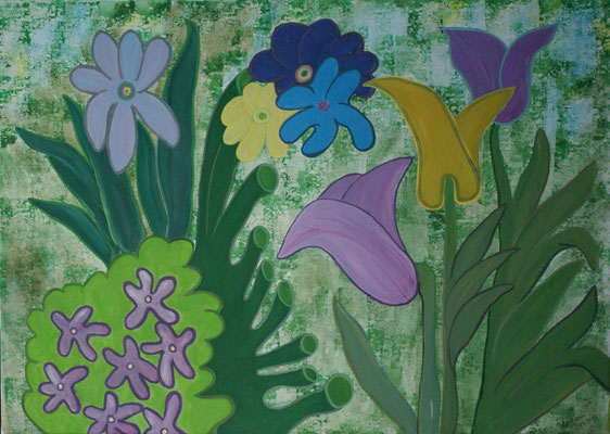 WVZ 289B 2013 Flora XI Acryl 50x70