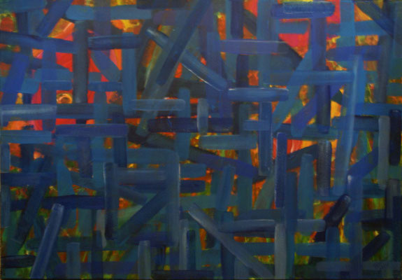 WVZ 334 2014 Lichtmeditation Acryl 50x70
