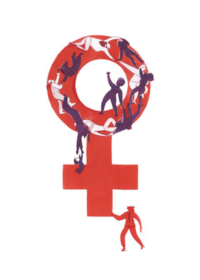 Grafik für Courage Preis 2026, für Die Linke MV
