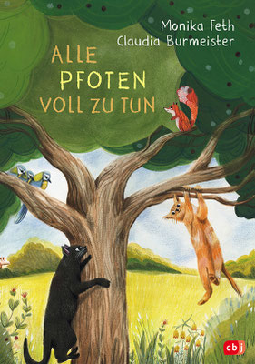 Vorlesebuch "Alle Pfoten voll zu tun", Monika Feth, Bd. 3 Katerserie, cbj Penguin Random House, 2022