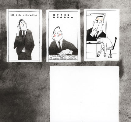 Kalenderillustration für Planet IC, Kundengeschenk