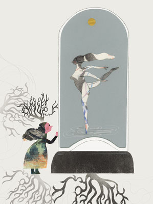 Traum, Editorial Illustration für Atempo, Ausgabe Juni 2023