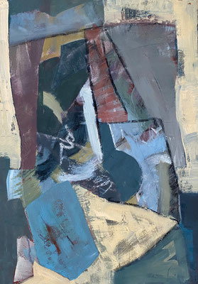 A13, Acryl auf Bütten, 53 x 79 cm, September 1995
