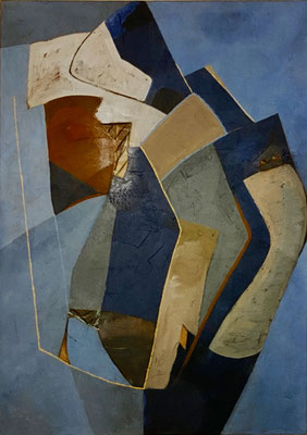 o.T., Acryl auf Nessel, 100 x 140 cm, 1997, verkauft