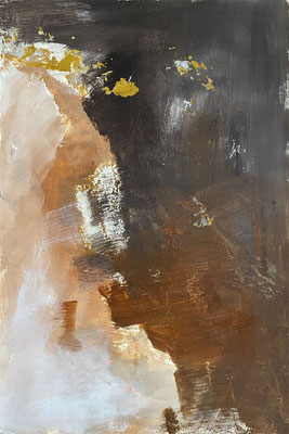 38 o.T., Acryl auf Bütten, 50 x 73 cm, Juni 1995