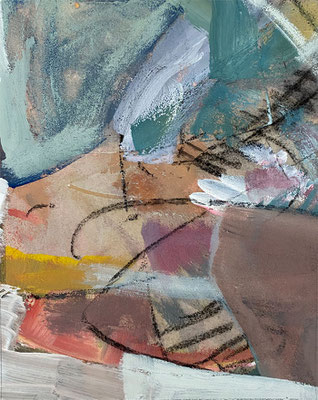 Ohne Titel, Acryl auf Bütten, 27 x 34 cm, 1997