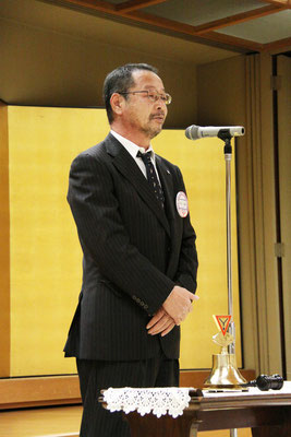 開会点鐘　ＴＯＢＥクラブ会長